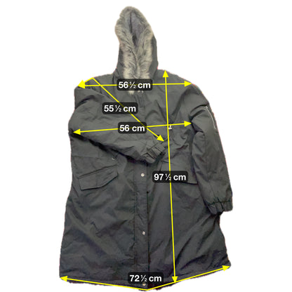 Vintage Herren Mantel Gr L Farbe schwarz