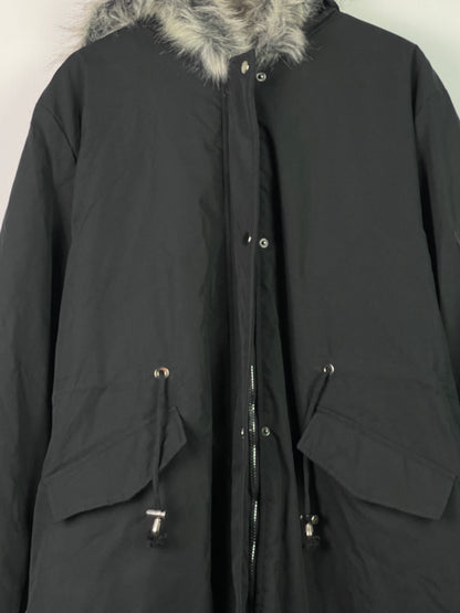 Vintage Herren Mantel Gr L Farbe schwarz