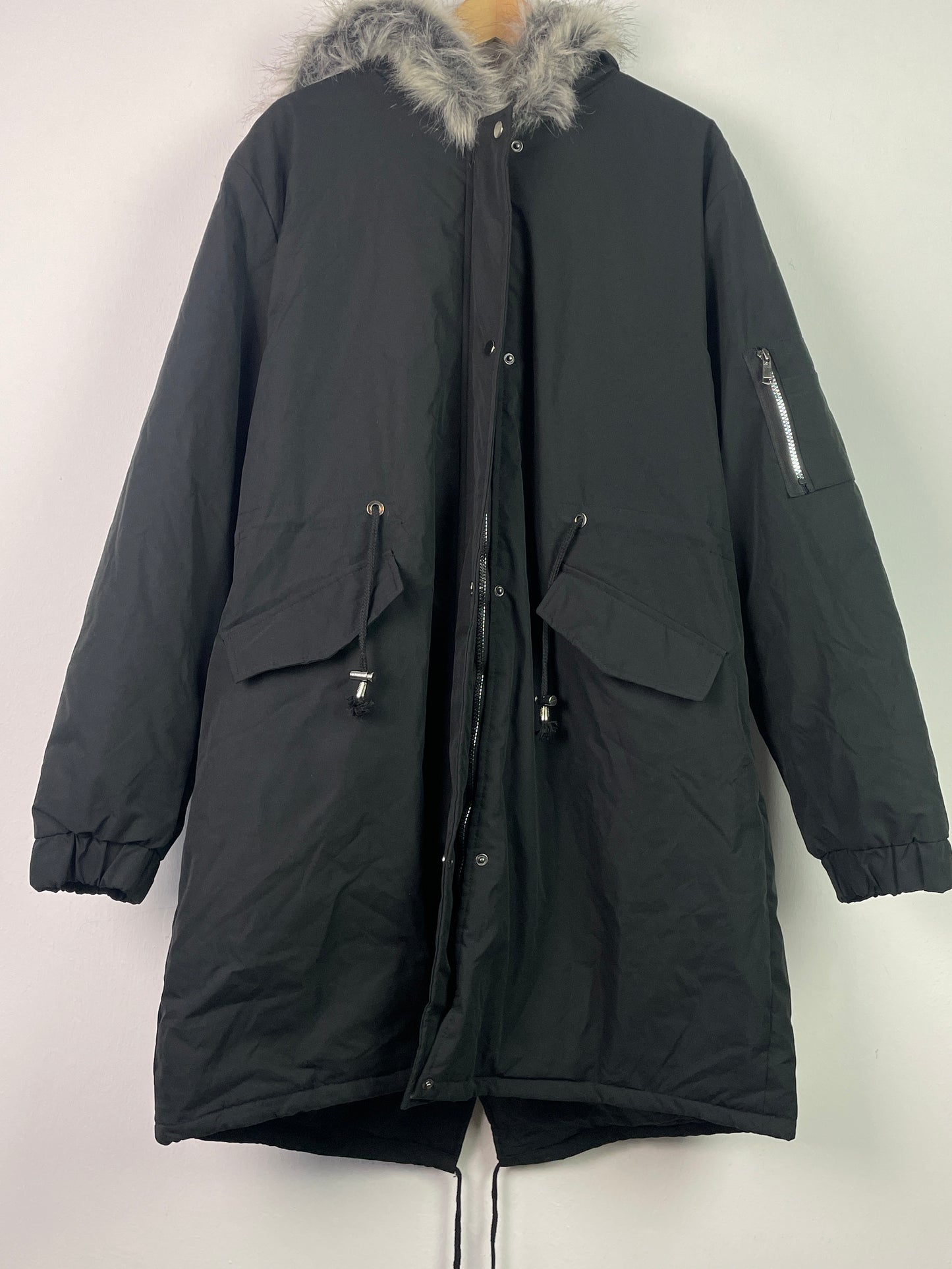 Vintage Herren Mantel Gr L Farbe schwarz