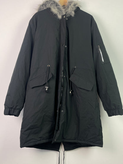 Vintage Herren Mantel Gr L Farbe schwarz