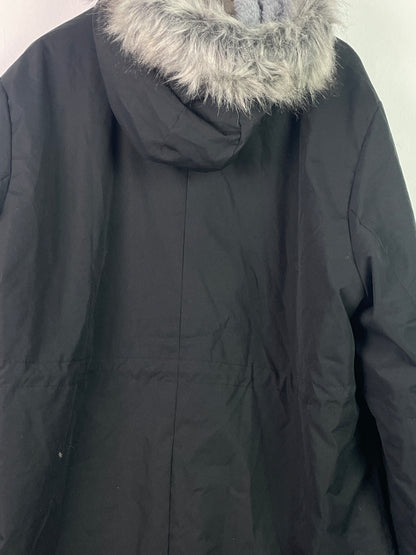 Vintage Herren Mantel Gr L Farbe schwarz