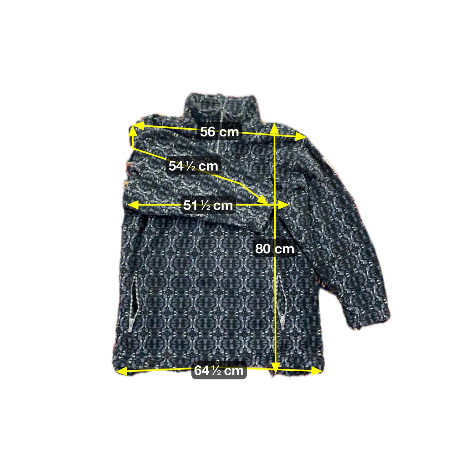 Vintage Herren Pullover Gr L Farbe schwarz grau