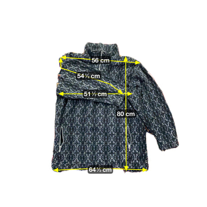 Vintage Herren Pullover Gr L Farbe schwarz grau