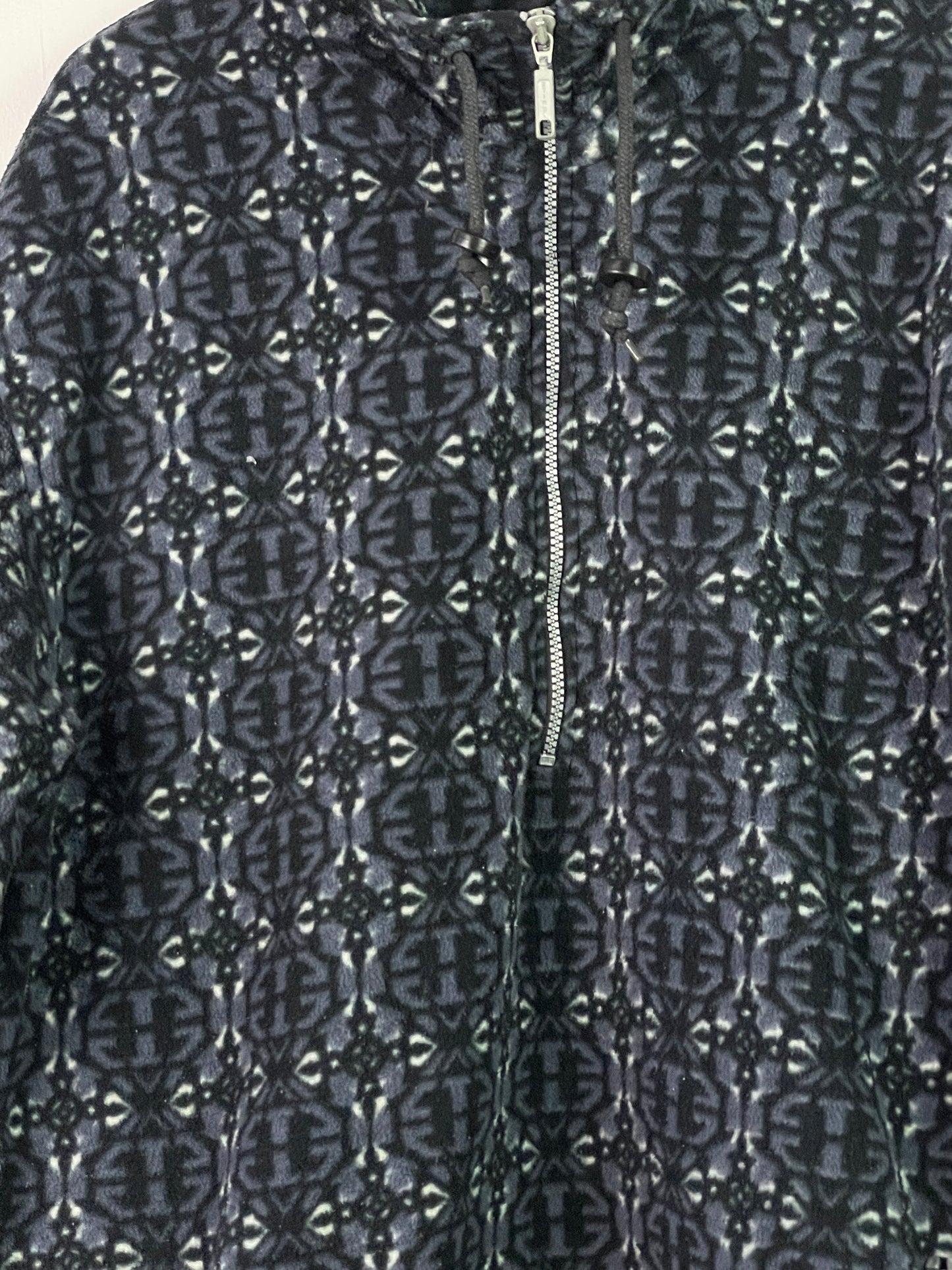 Vintage Herren Pullover Gr L Farbe schwarz grau