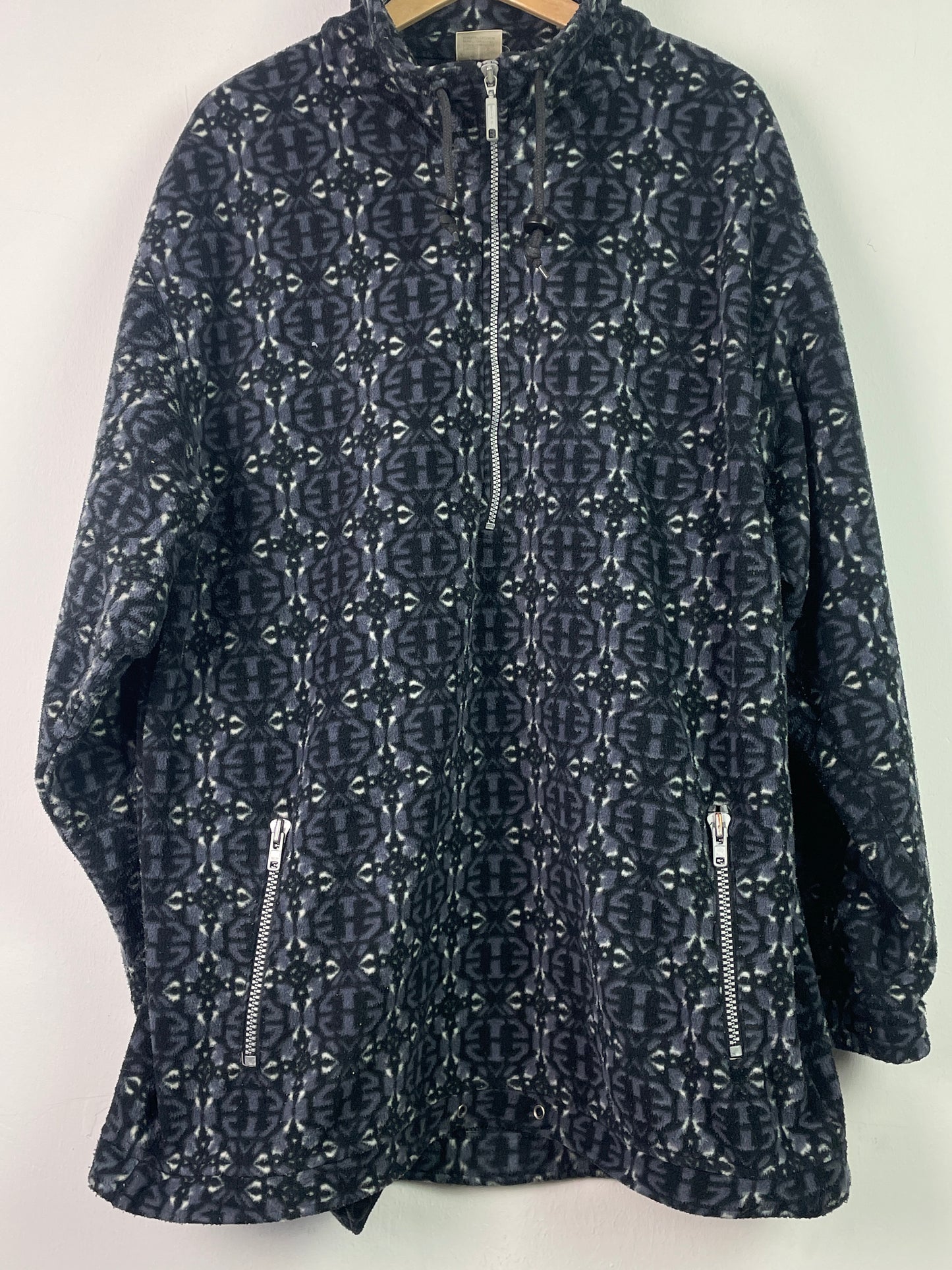 Vintage Herren Pullover Gr L Farbe schwarz grau