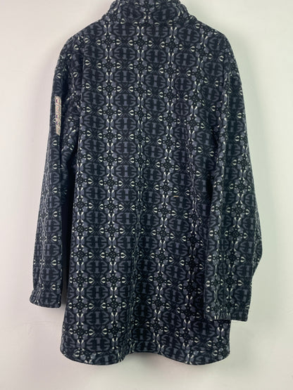 Vintage Herren Pullover Gr L Farbe schwarz grau