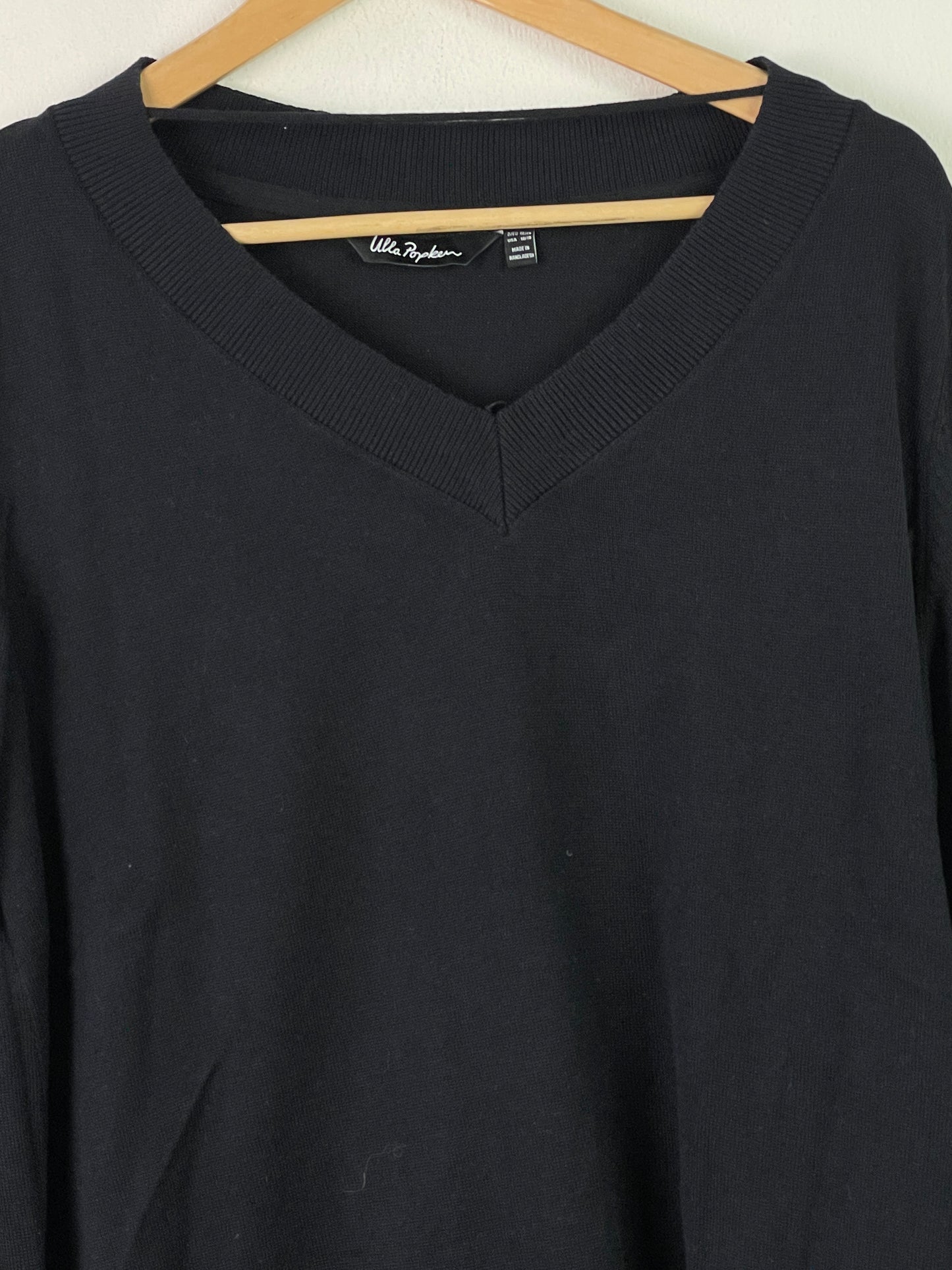 Ulla Popken Damen Pullover Gr. XL Farbe schwarz