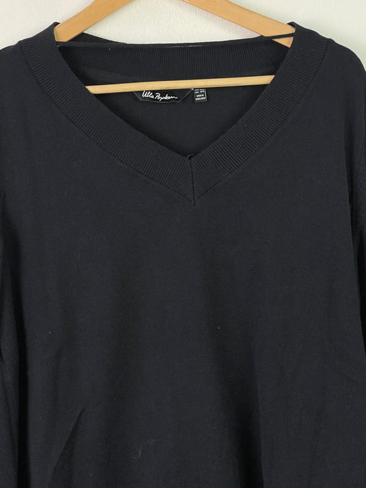 Ulla Popken Damen Pullover Gr. XL Farbe schwarz