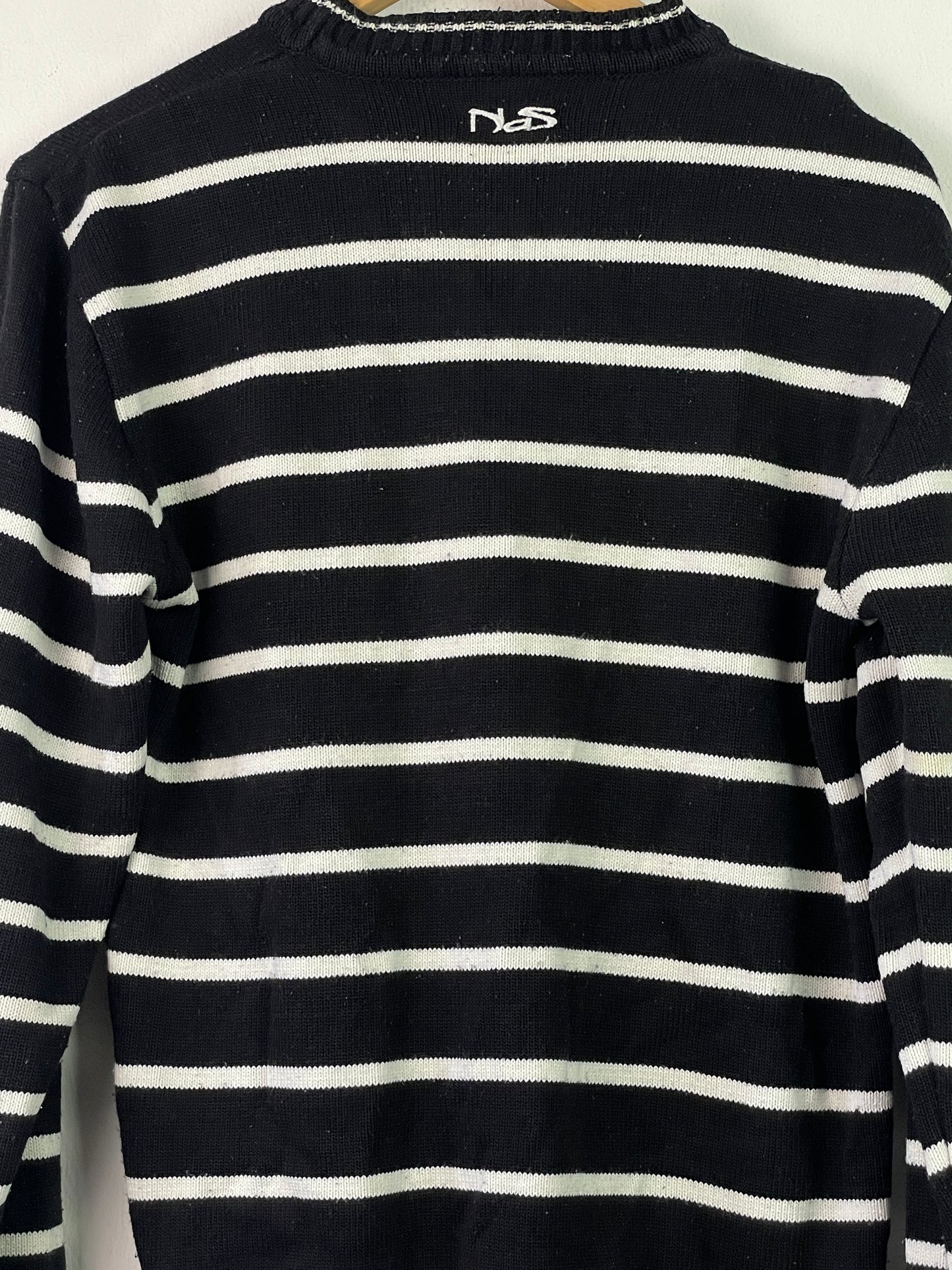 NAS Herren Pullover Gr. XL Farbe schwarz weiss