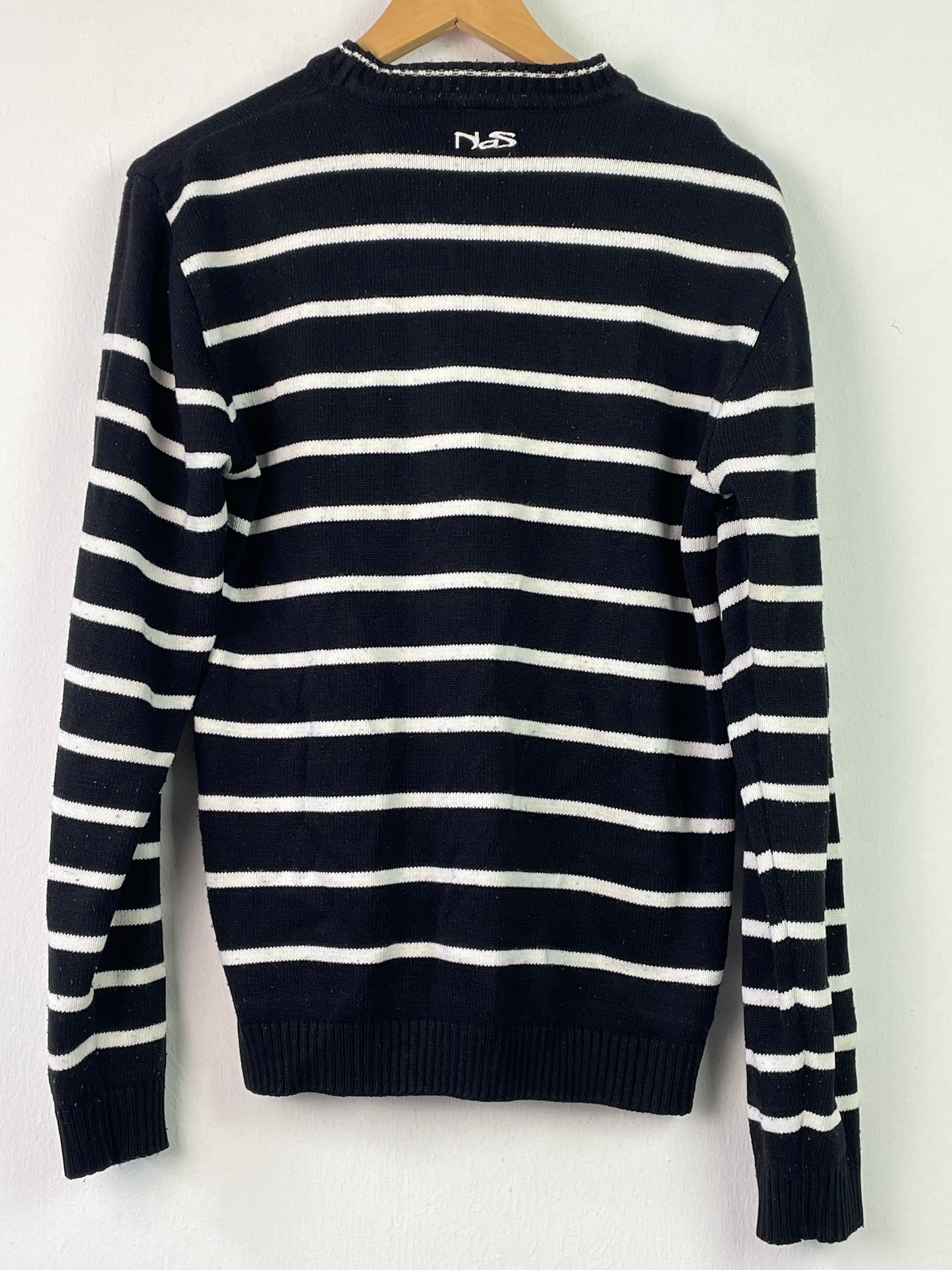 NAS Herren Pullover Gr. XL Farbe schwarz weiss