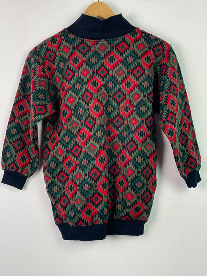 Vintage Kinder Pullover Gr. S Farbe bunt