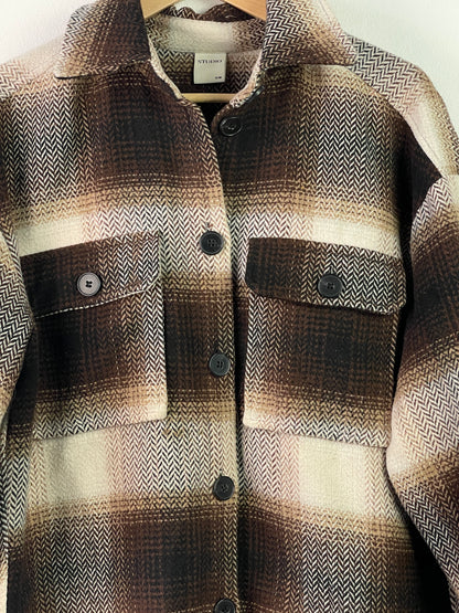 Studio Damen Hemd Gr S Farbe braun beige