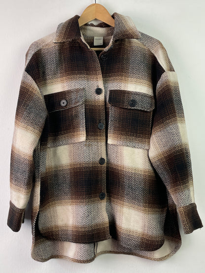 Studio Damen Hemd Gr S Farbe braun beige