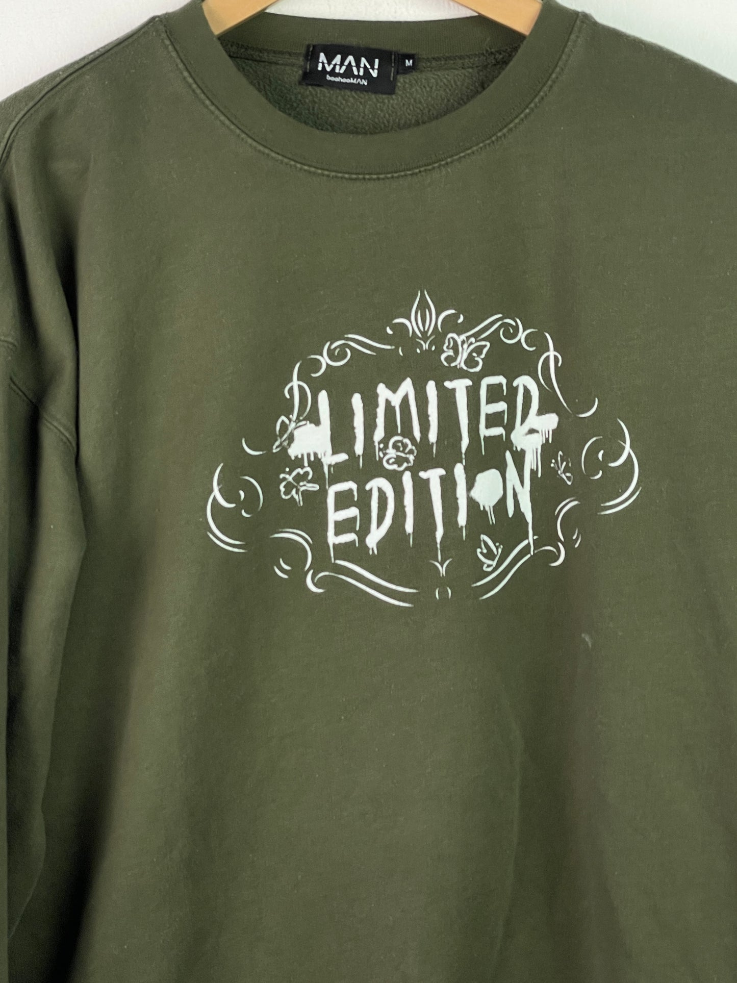 Bohoo Herren Pullover Gr M Farbe khaki