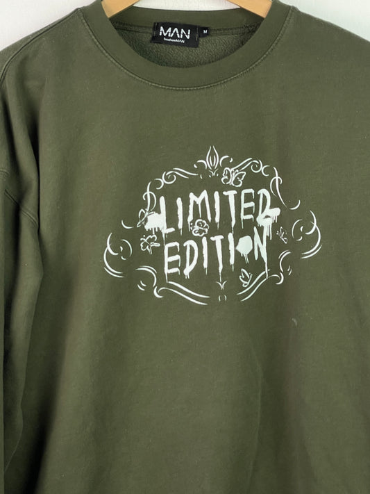 Bohoo Herren Pullover Gr M Farbe khaki