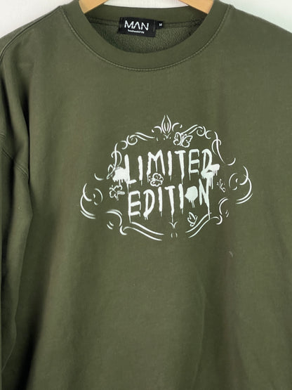 Bohoo Herren Pullover Gr M Farbe khaki