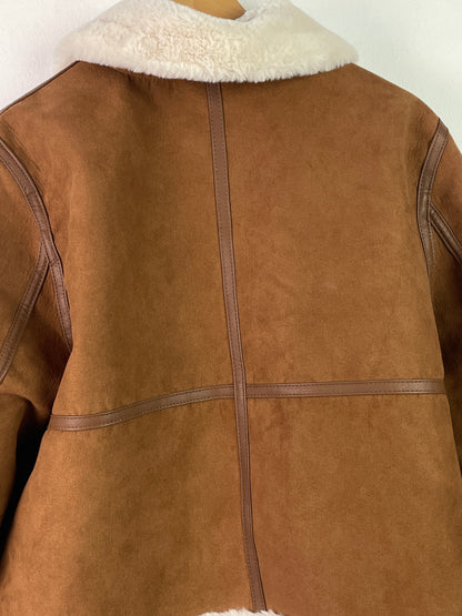 H&M Damen Jacke Gr L Farbe braun