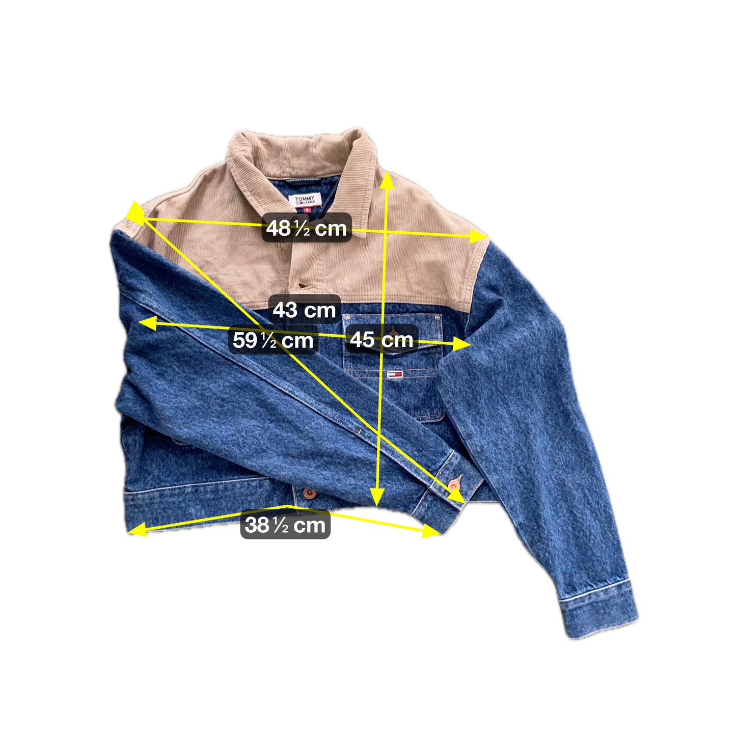 Tommy Hilfiger Damen Jeansjacke Gr S Farbe braun blau