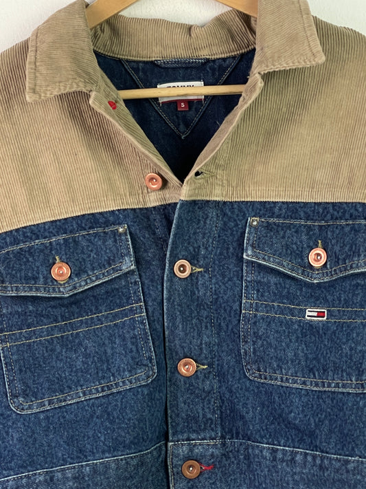 Tommy Hilfiger Damen Jeansjacke Gr S Farbe braun blau