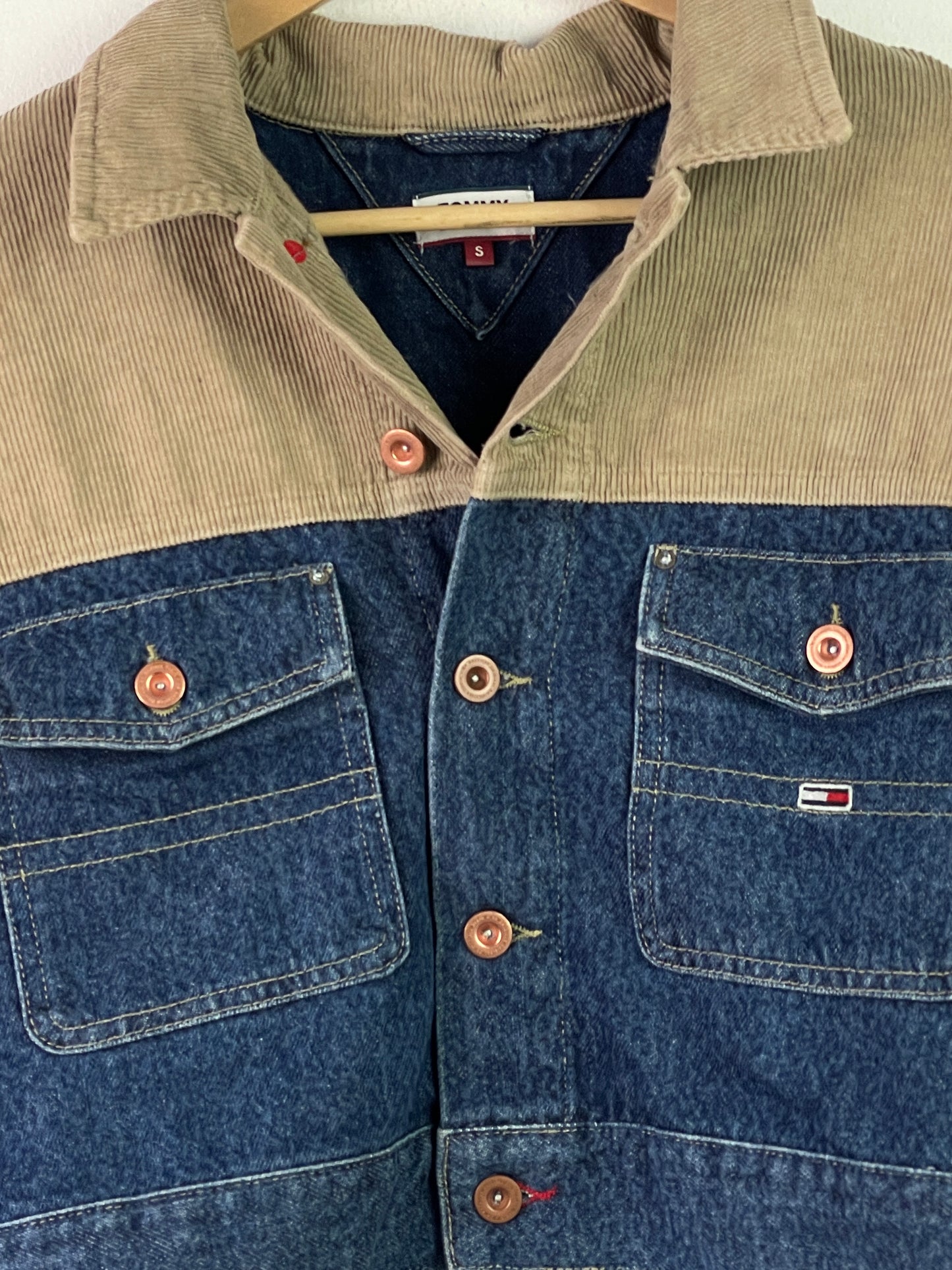 Tommy Hilfiger Damen Jeansjacke Gr S Farbe braun blau