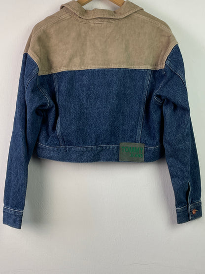 Tommy Hilfiger Damen Jeansjacke Gr S Farbe braun blau
