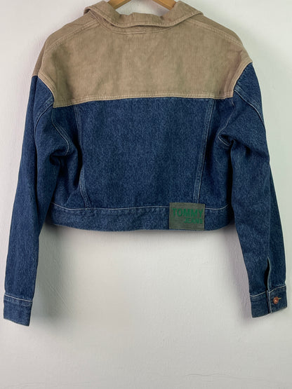 Tommy Hilfiger Damen Jeansjacke Gr S Farbe braun blau