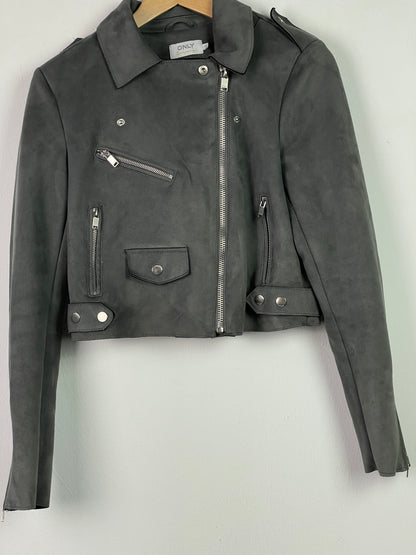 Only Damen Jacke Gr S Farbe grau