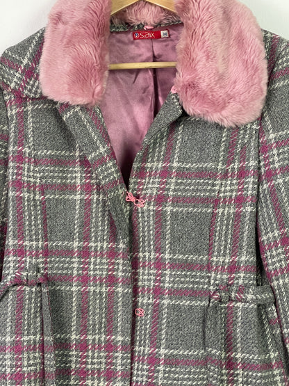 Saix Damen Jacke Gr M Farbe pink grau