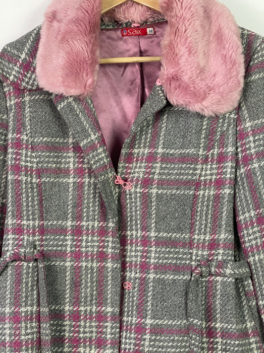 Saix Damen Jacke Gr M Farbe pink grau