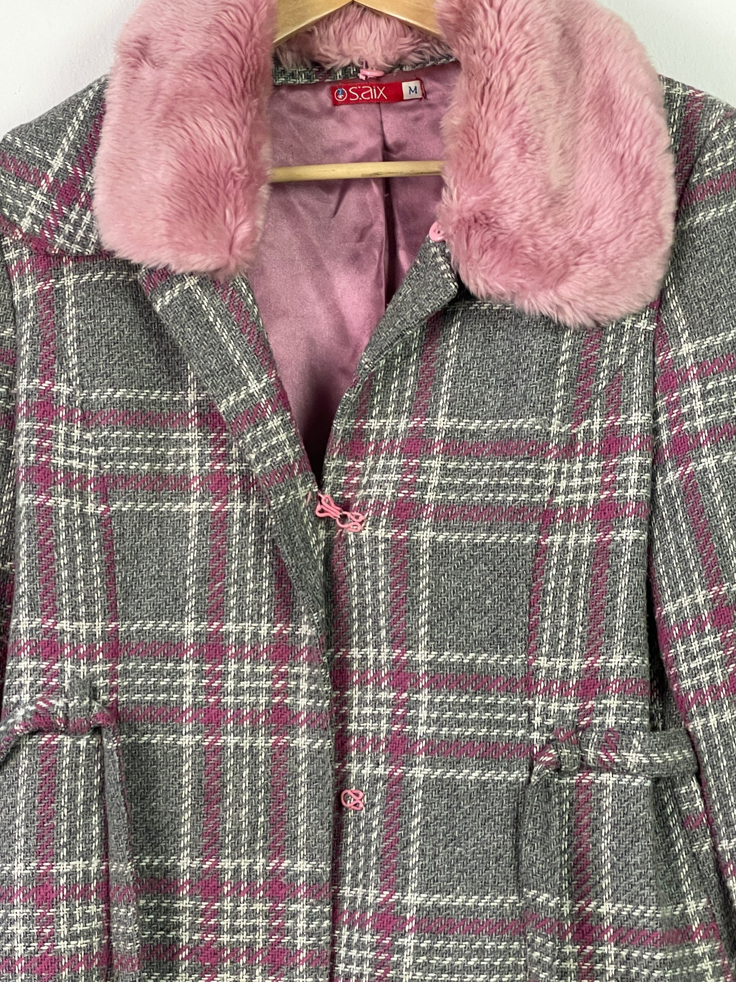 Saix Damen Jacke Gr M Farbe pink grau