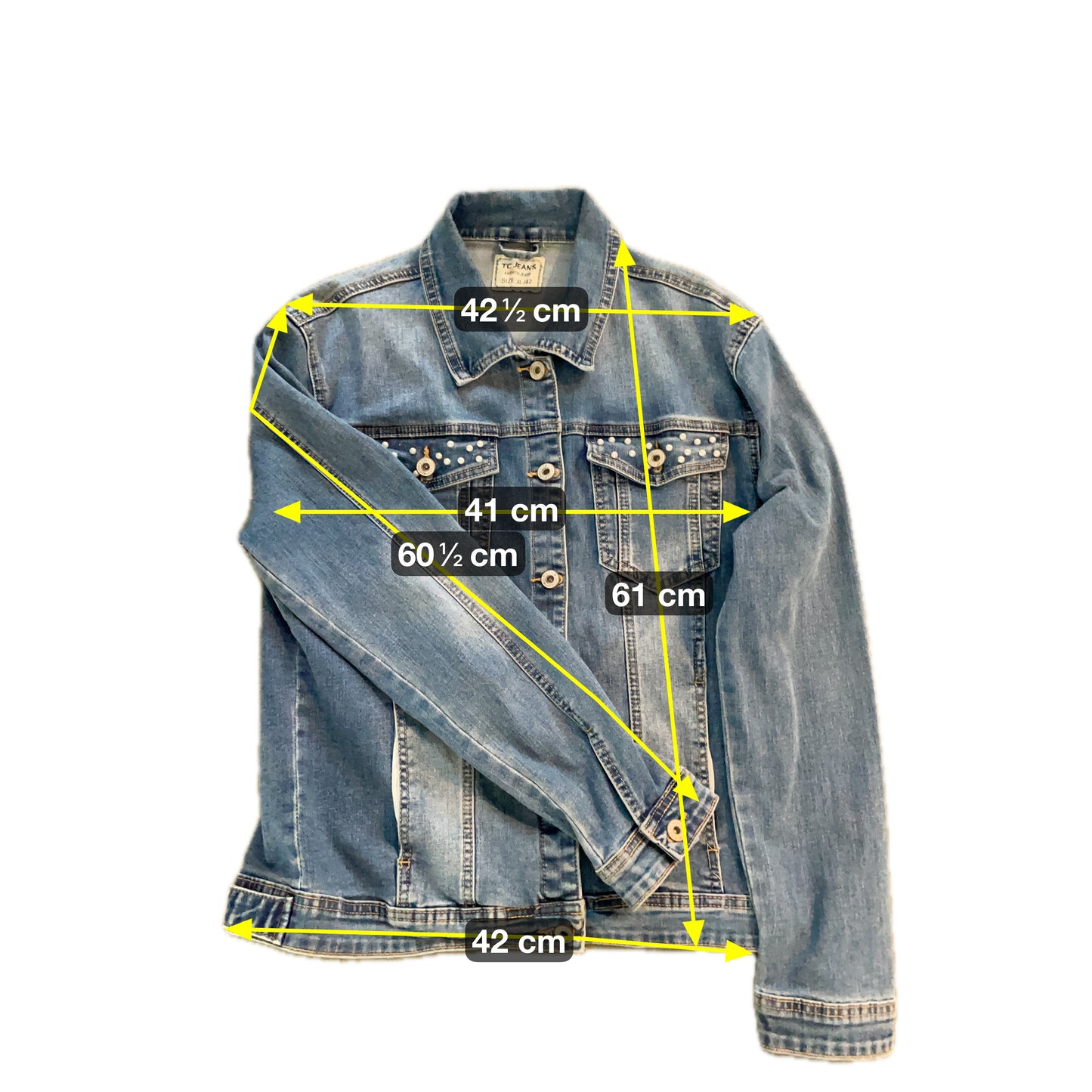 TC Damen Jeansjacke Gr XL Farbe blau