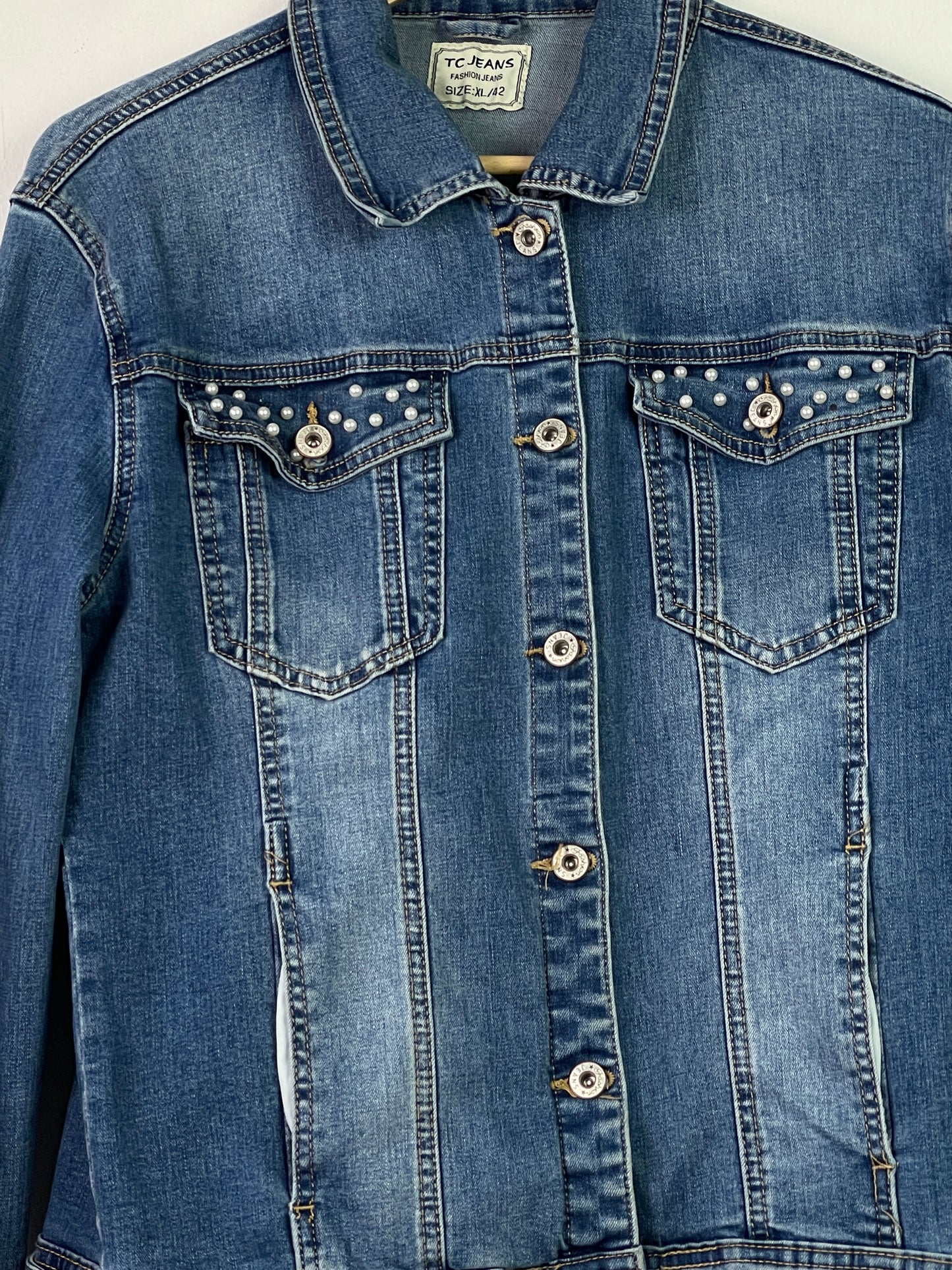 TC Damen Jeansjacke Gr XL Farbe blau