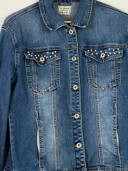 TC Damen Jeansjacke Gr XL Farbe blau