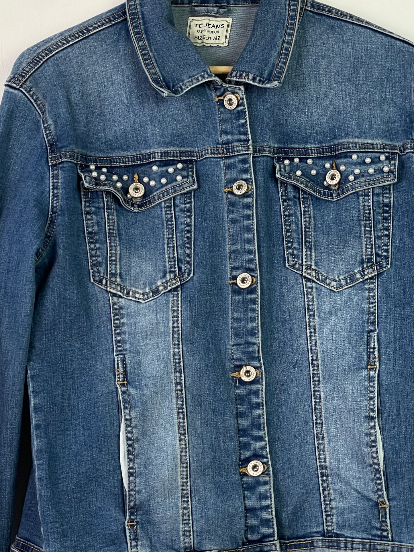 TC Damen Jeansjacke Gr XL Farbe blau