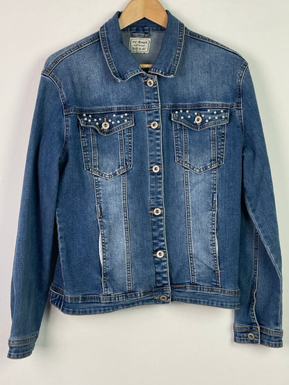 TC Damen Jeansjacke Gr XL Farbe blau