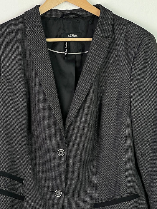 S.Oliver Herren Sakko Gr L Farbe grau