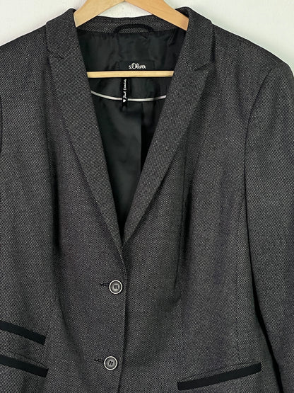 S.Oliver Herren Sakko Gr L Farbe grau