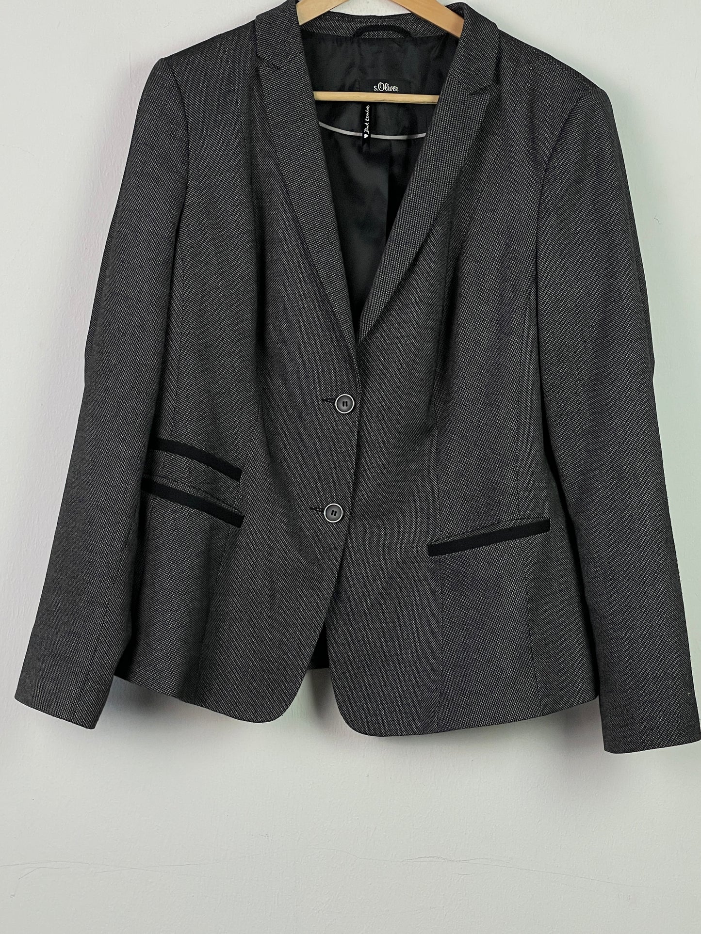 S.Oliver Herren Sakko Gr L Farbe grau