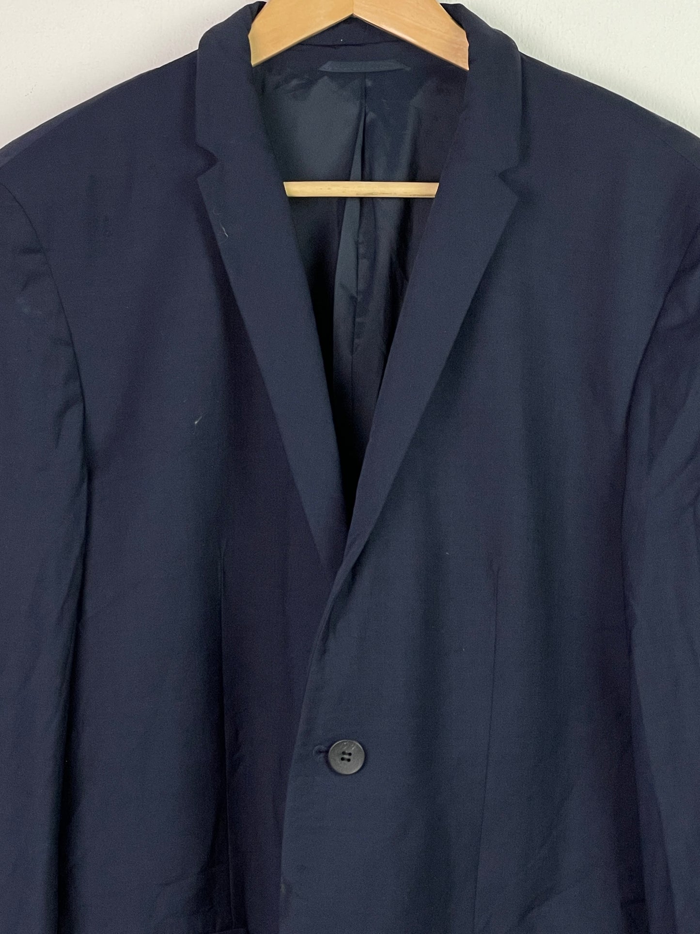 Calvin Klein Herren Sakko aus Wolle Gr L Farbe marineblau