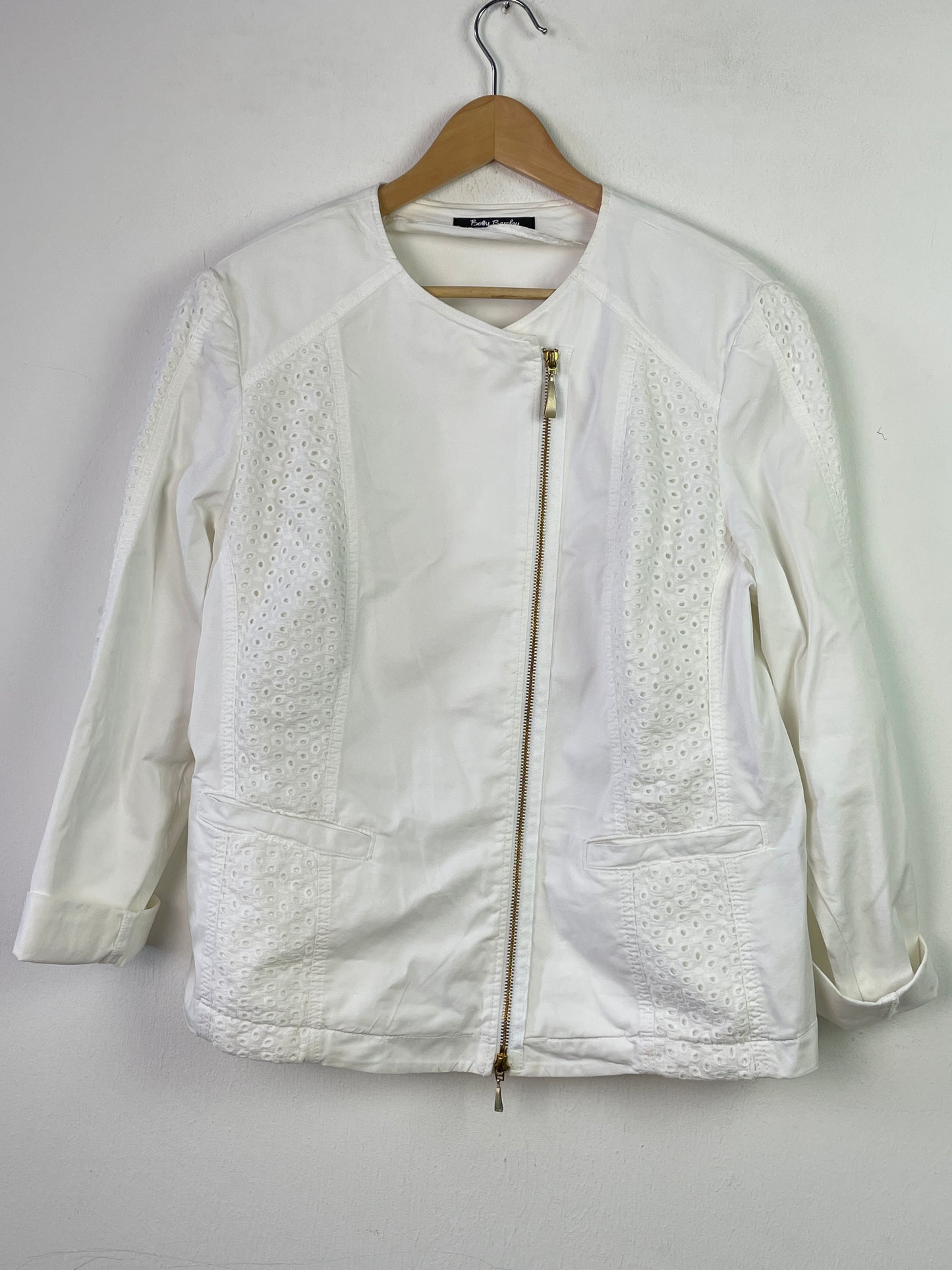 Betty Barclay Jacke Gr L Farbe weiss