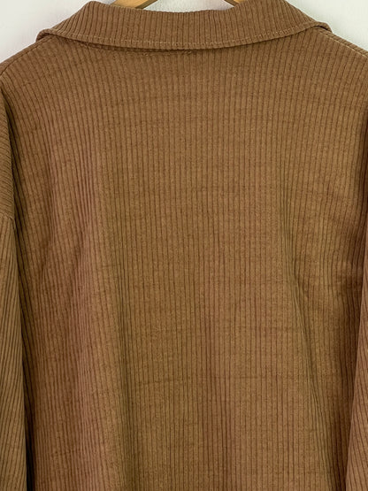 Vintage Damen Hemd Gr XXL Farbe braun