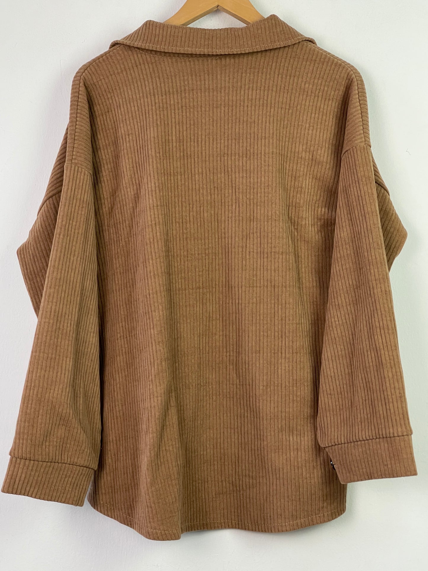 Vintage Damen Hemd Gr XXL Farbe braun