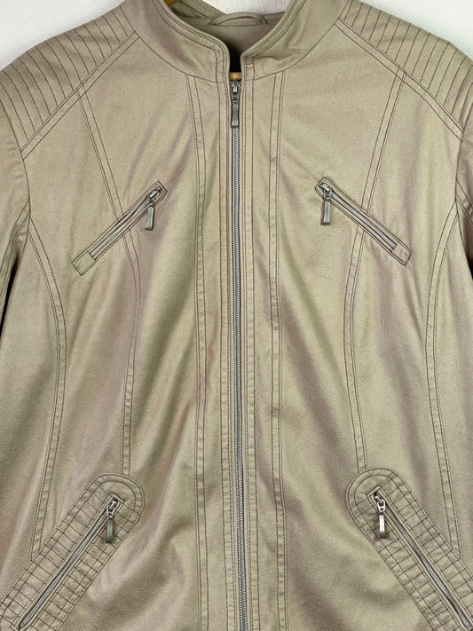 Walbusch Herren Jacke Gr XL Farbe creme