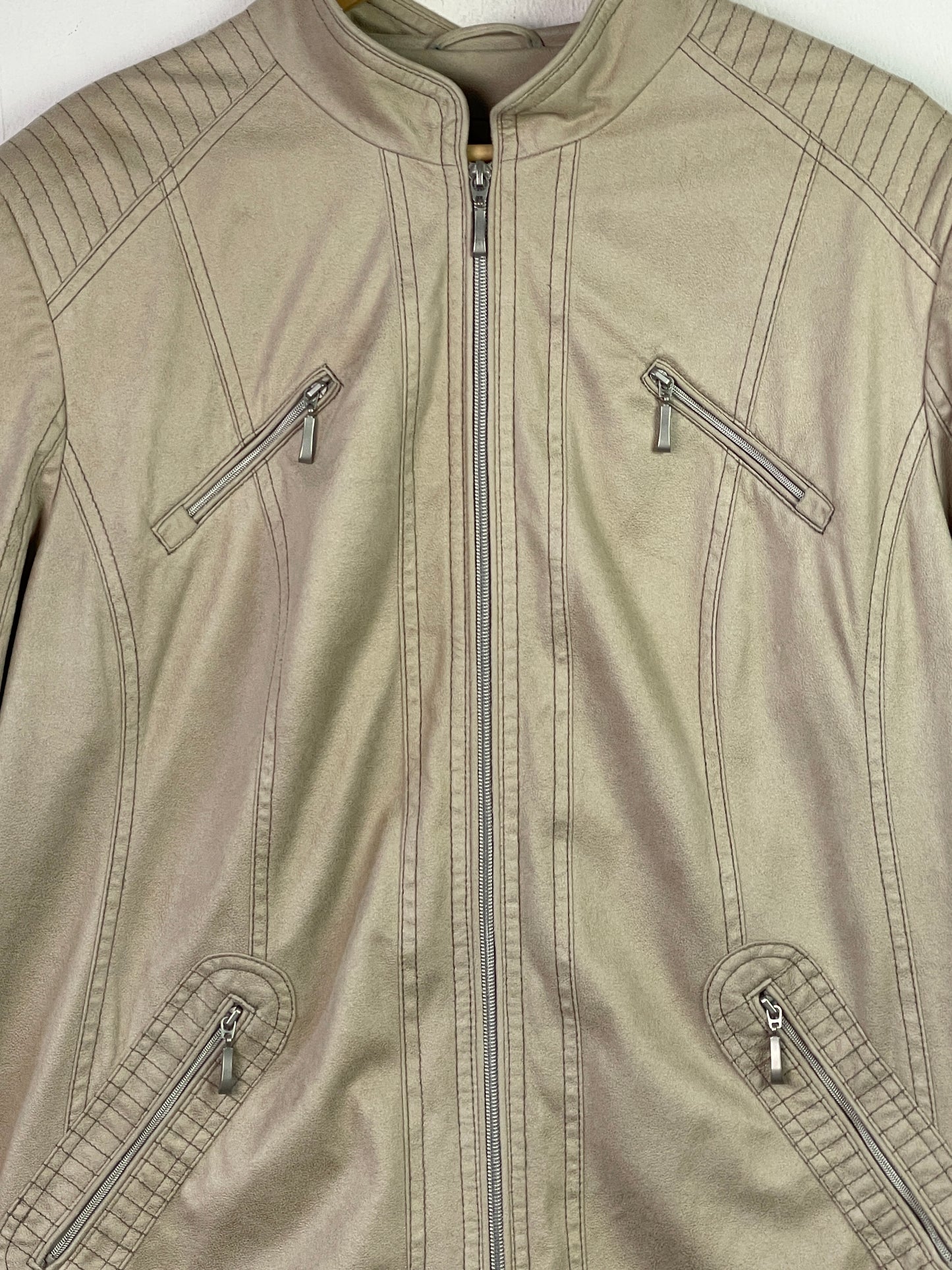 Walbusch Herren Jacke Gr XL Farbe creme
