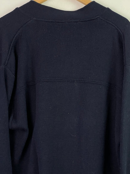 Frank Alexs Damen Jacke aus Wolle Gr XXL Farbe marineblau