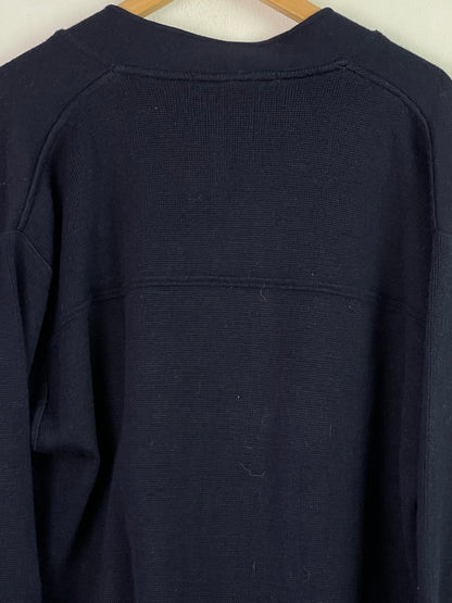 Frank Alexs Damen Jacke aus Wolle Gr XXL Farbe marineblau