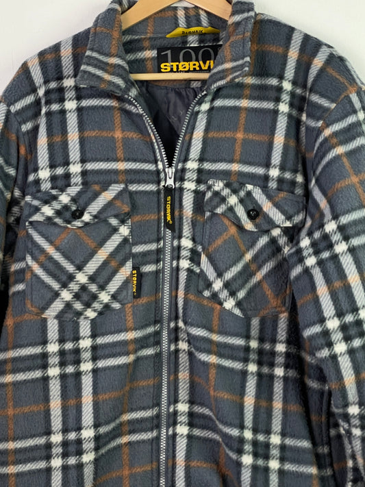 Storvik Herren Jacke Gr M Farbe grau gelb