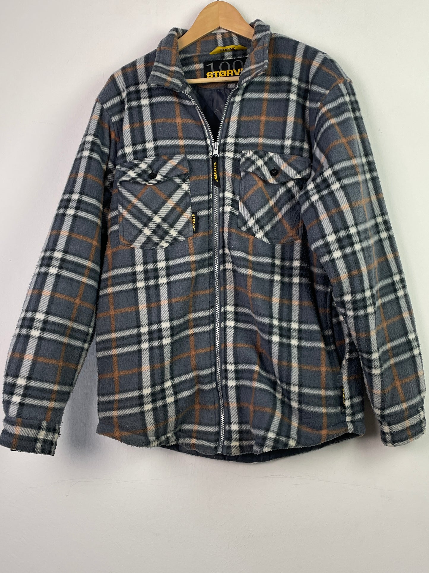 Storvik Herren Jacke Gr M Farbe grau gelb