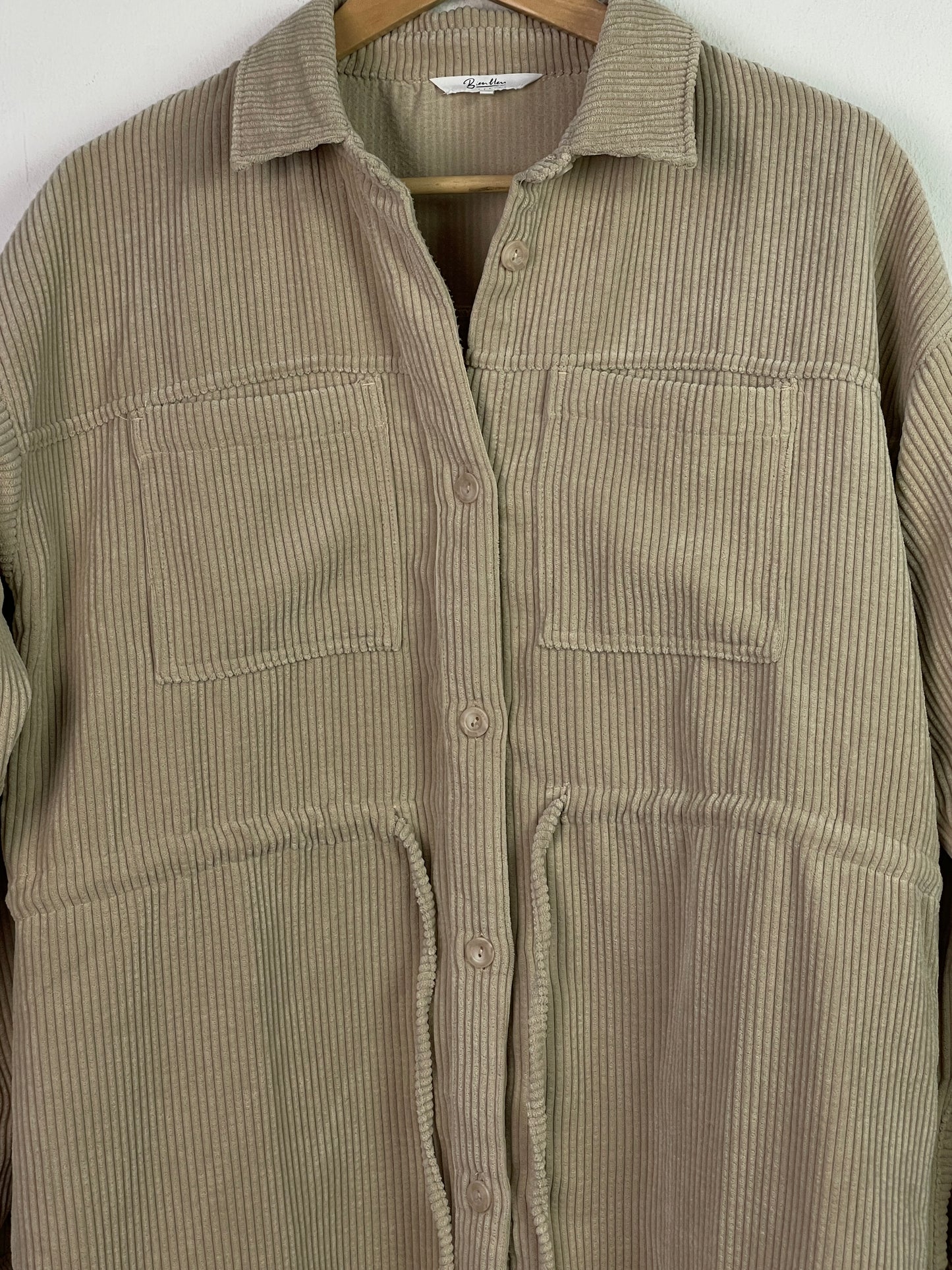 Bienbleu Damen Hemd Gr M Farbe beige