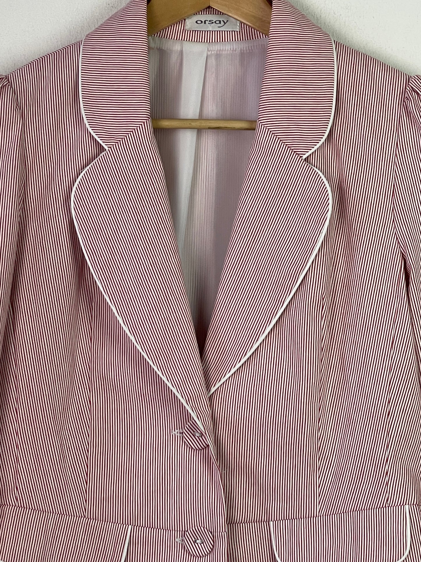 Orsay Damen Jacke Gr S Farbe rot weiss